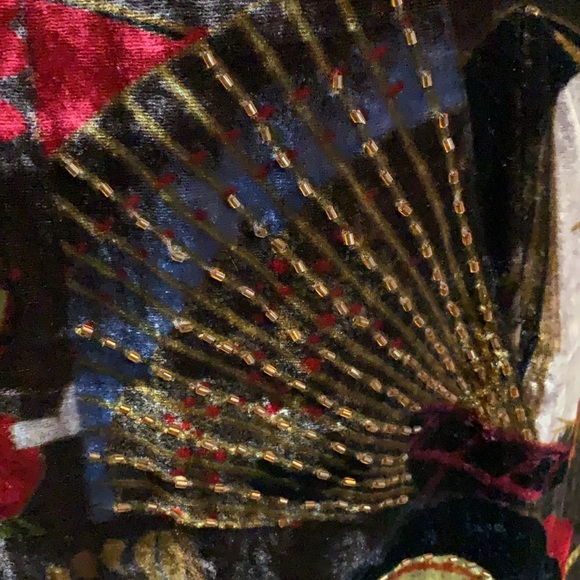 Neiman Marcus Japanese Velour Jacket Women's M - Picture 7 of 10